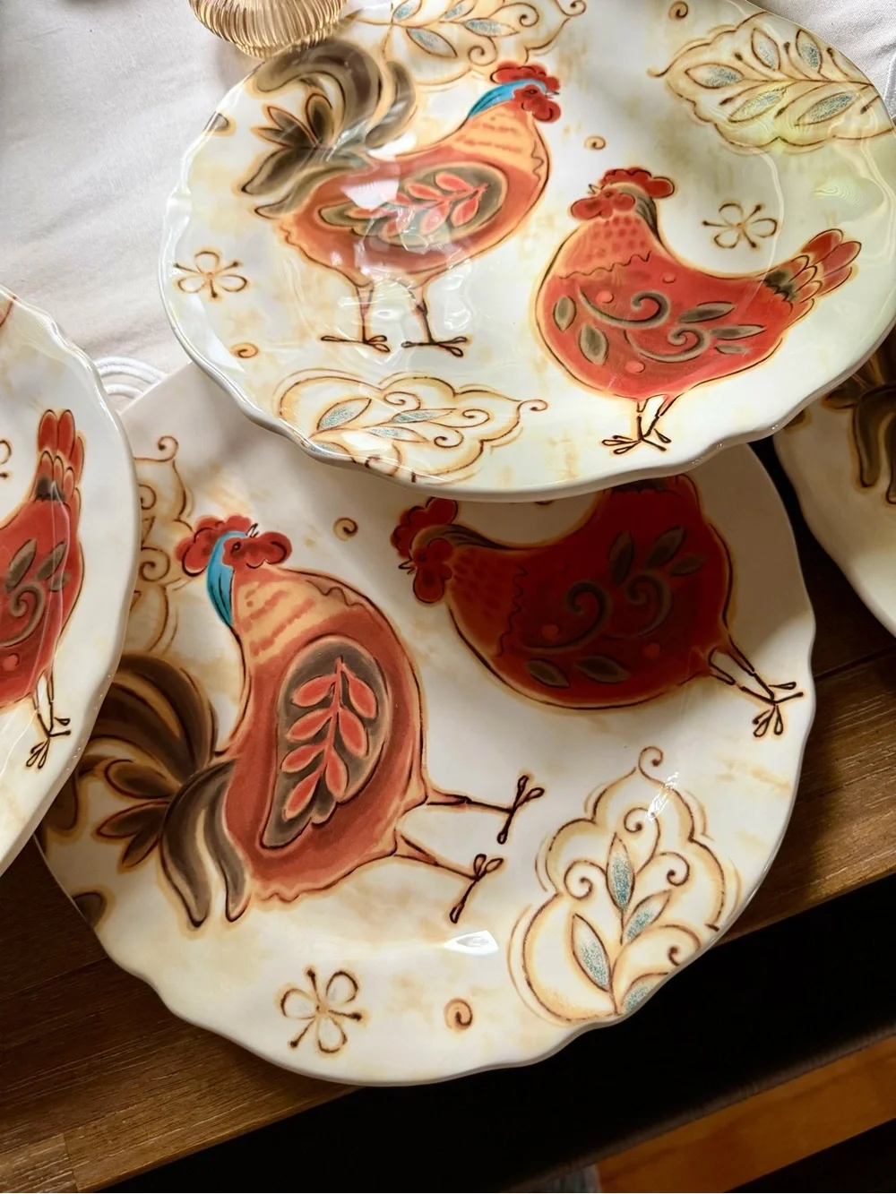 Pier 1 Gallo Collection Dinner Plates. Set of 6